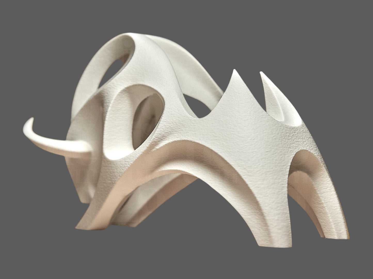 Abstract Bull Sculpture