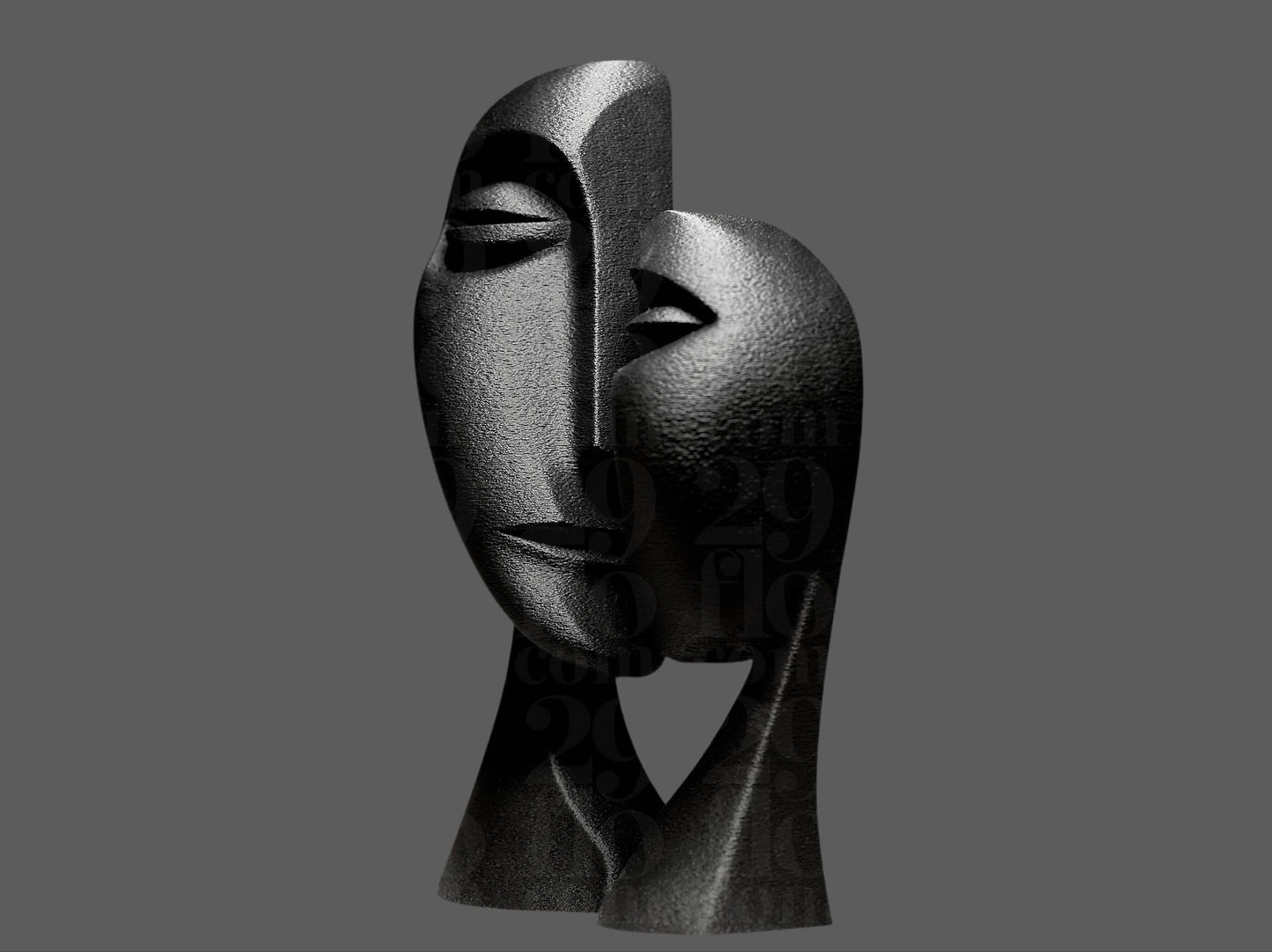 Abstract Couple Sculpture