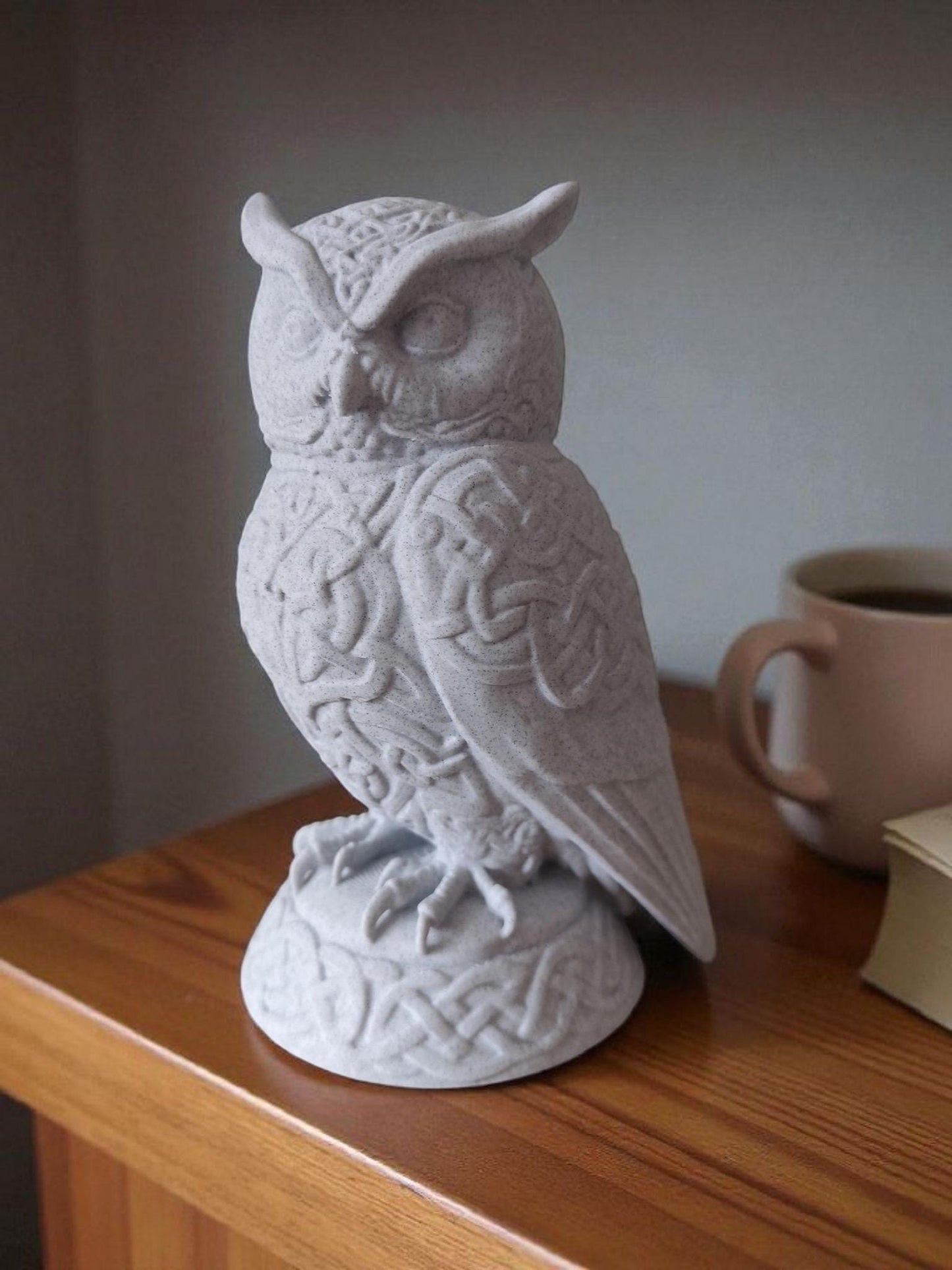 Celtic Owl Sculpture