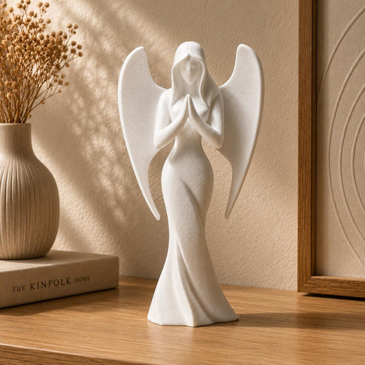 Elegant Praying Angel Statue