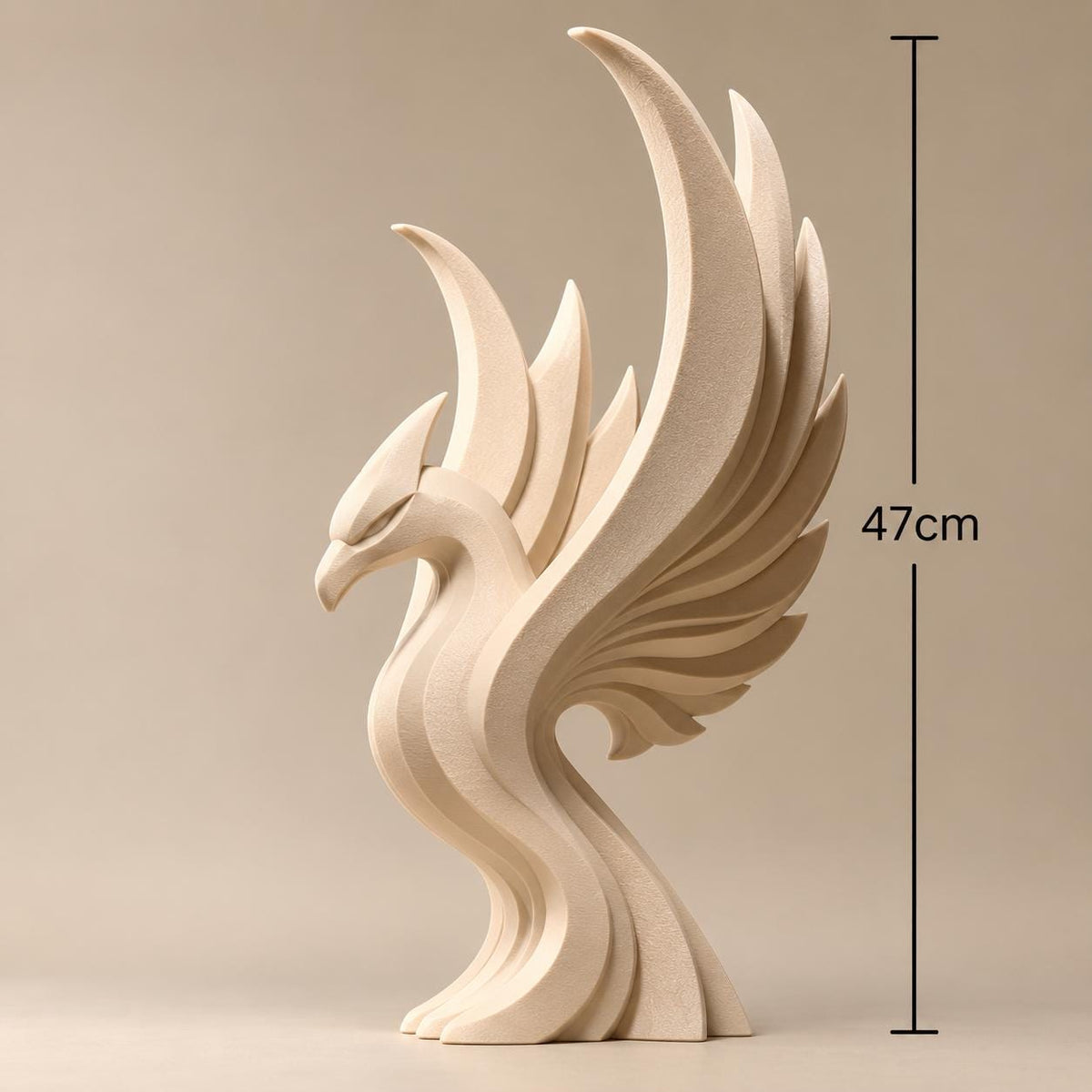 Elegant Phoenix Sculpture __etsy:8749946657