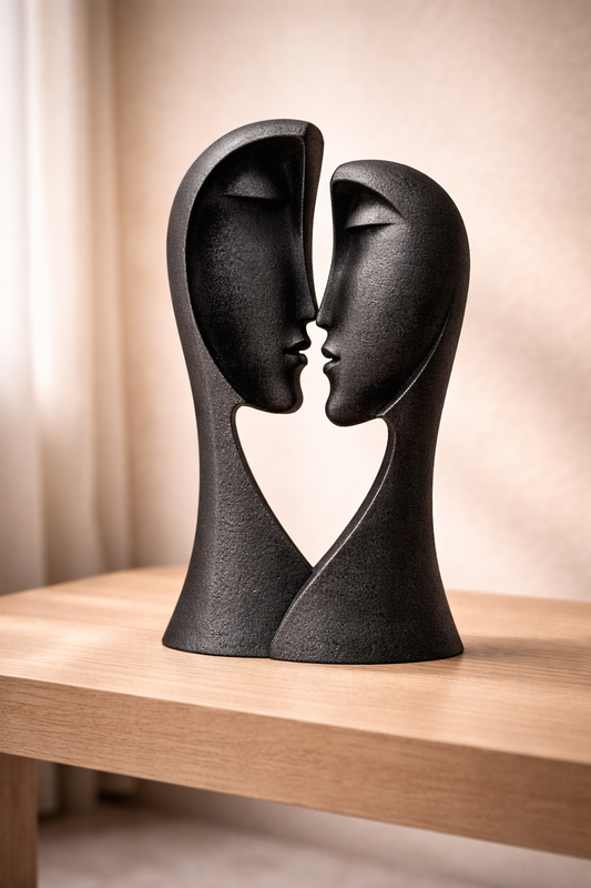 Abstract Couple Sculpture