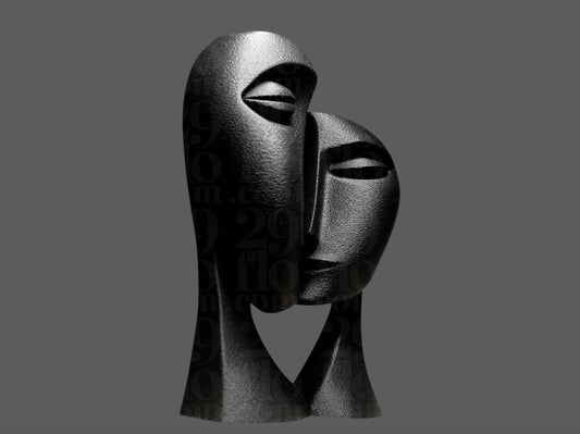 Abstract Couple Sculpture