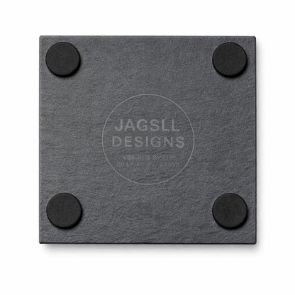 Laser Engraved Hummingbird Slate Coaster