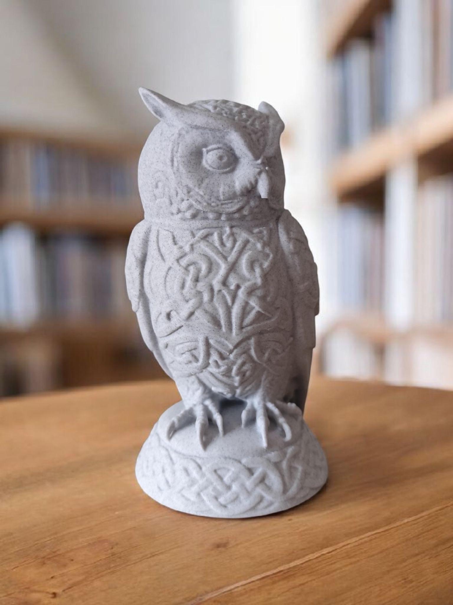 Celtic Owl Sculpture