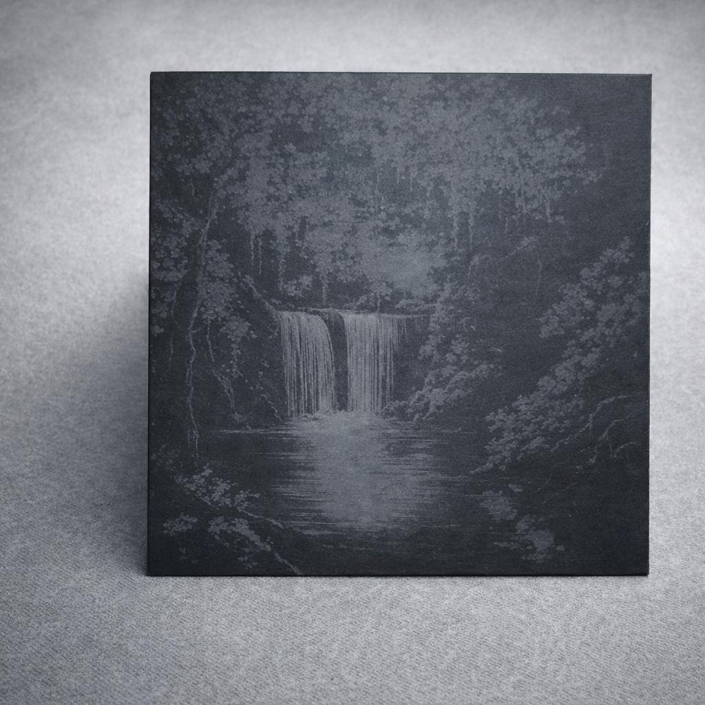 Midnight Waterfall Engraved Slate Coasters