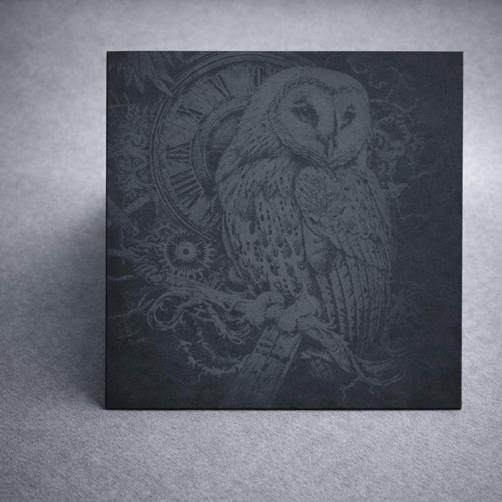 Steampunk Owl Slate Coasters