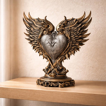 Baroque Winged Heart Ornament