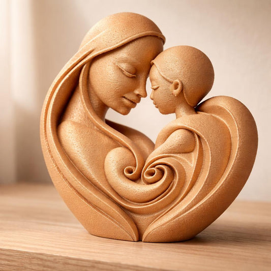 Mother and Child Sculpture