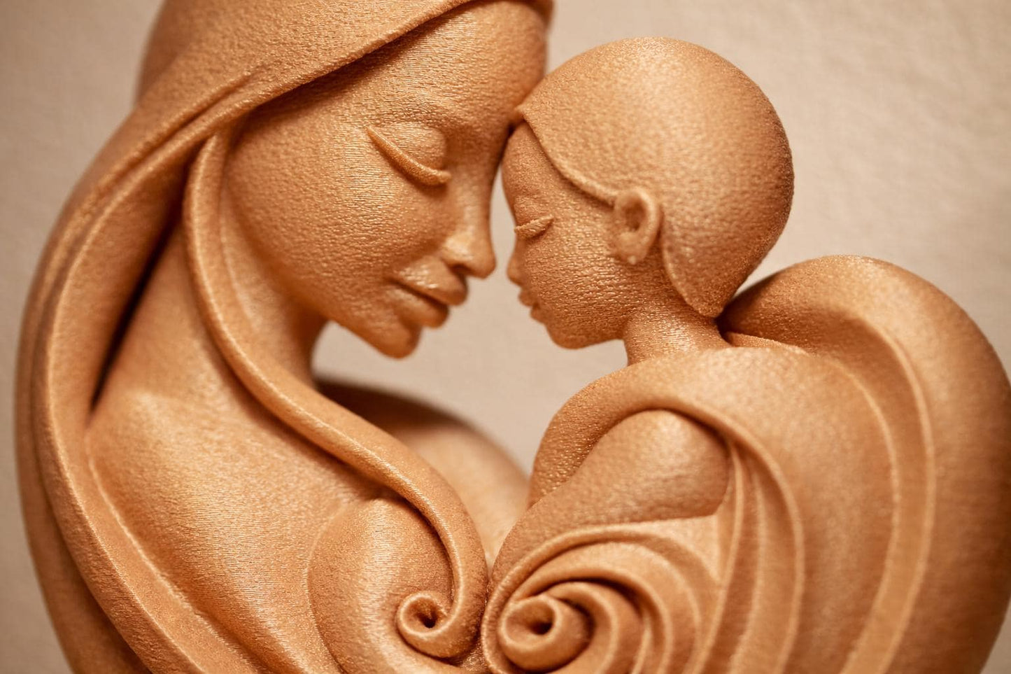 Mother and Child Sculpture