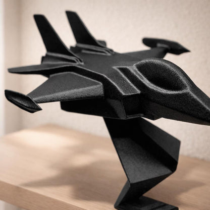 Modern Stealth Jet Sculpture
