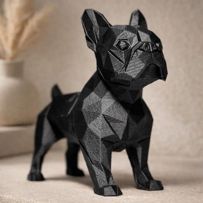 Geometric French Bulldog Sculpture