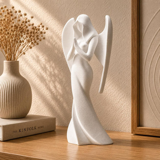 Elegant Praying Angel Statue