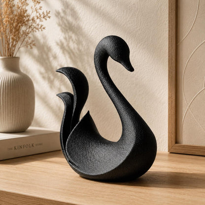 Elegant Swan Sculpture