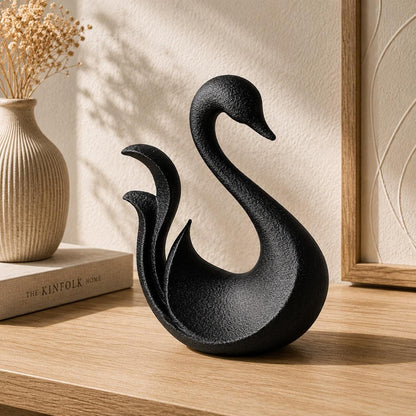 Elegant Swan Sculpture