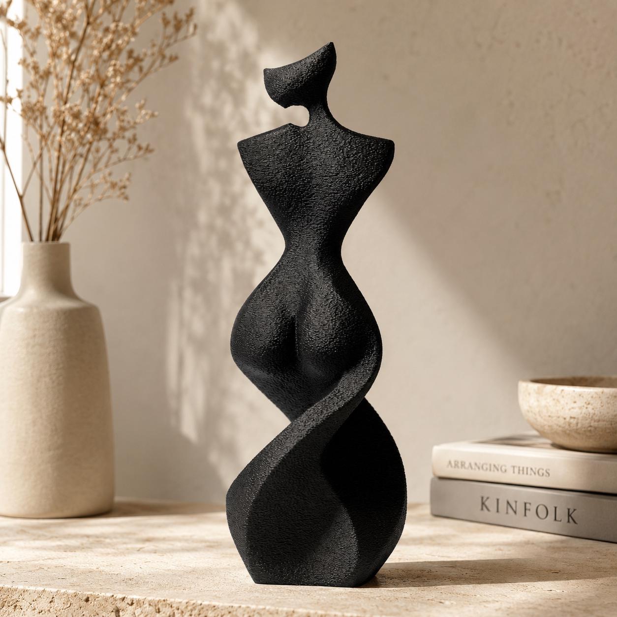 Abstract Female Form Sculpture