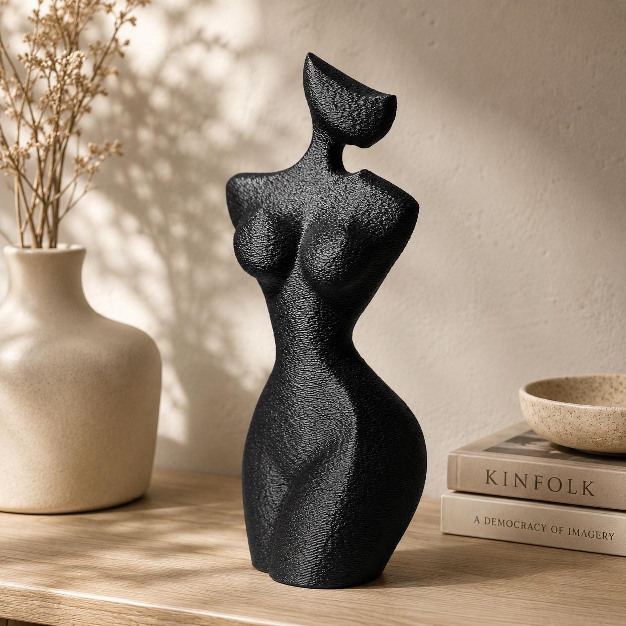 Abstract Female Form Sculpture