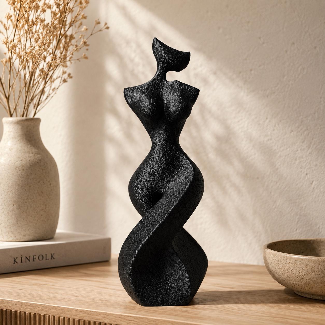Abstract Female Form Sculpture
