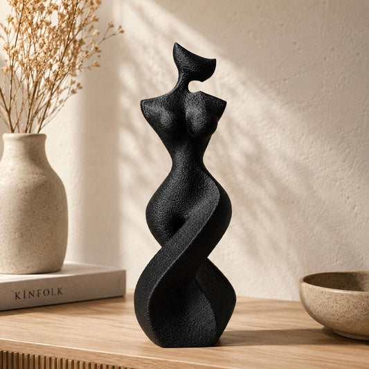 Abstract Female Form Sculpture