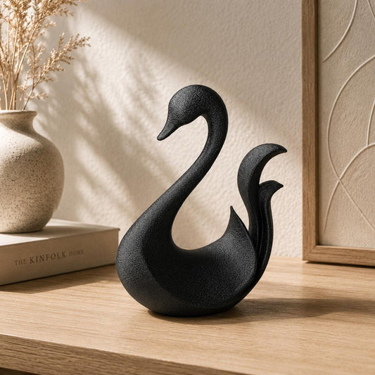 Elegant Swan Sculpture