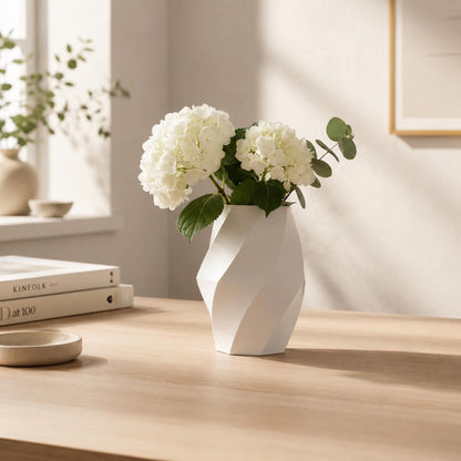 Modern Twisted Geometric Vase