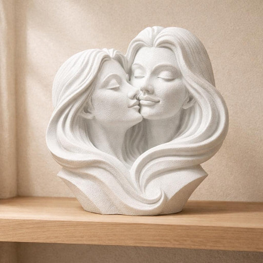 Two Women One Love Romantic Sculpture