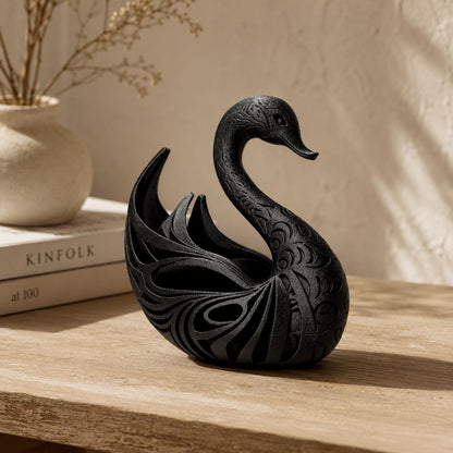 Elegant Swan Sculpture