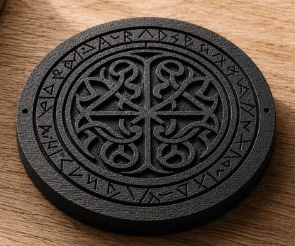 6 x Celtic Rune Drinks Coaster