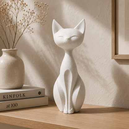 Elegant Feline Ornament