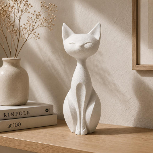 Elegant Feline Ornament