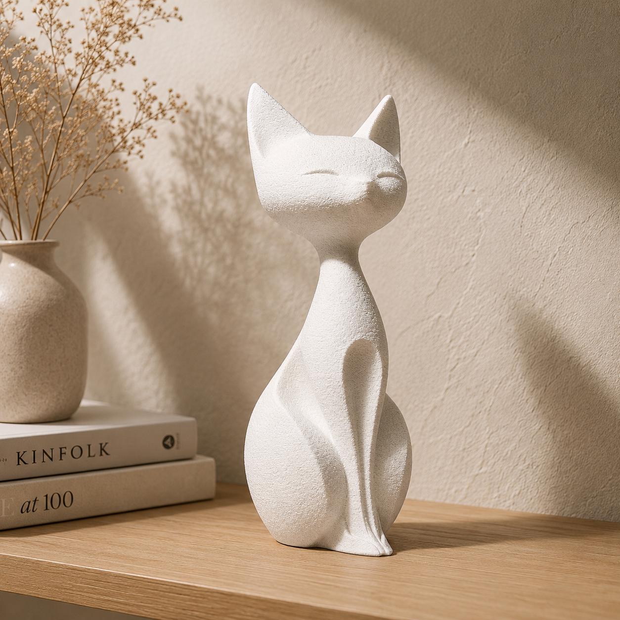 Elegant Feline Ornament