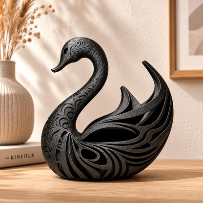 Elegant Swan Sculpture
