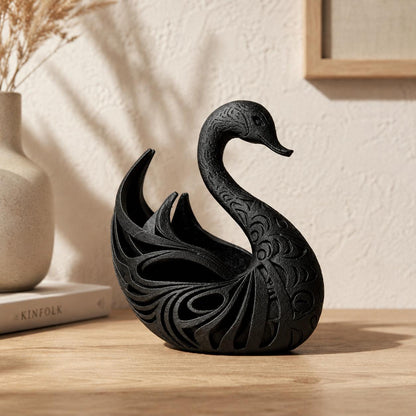 Elegant Swan Sculpture