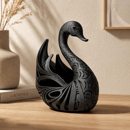 Elegant Swan Sculpture