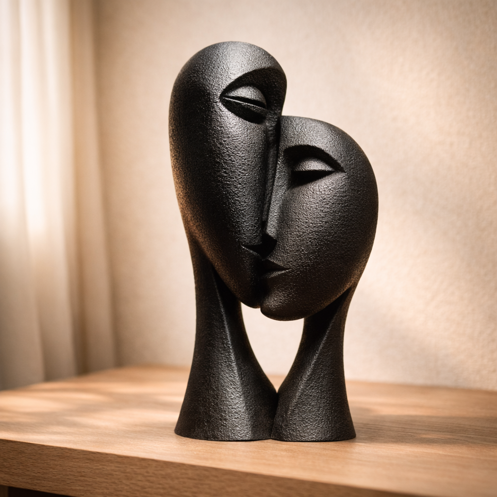 Abstract Couple Sculpture