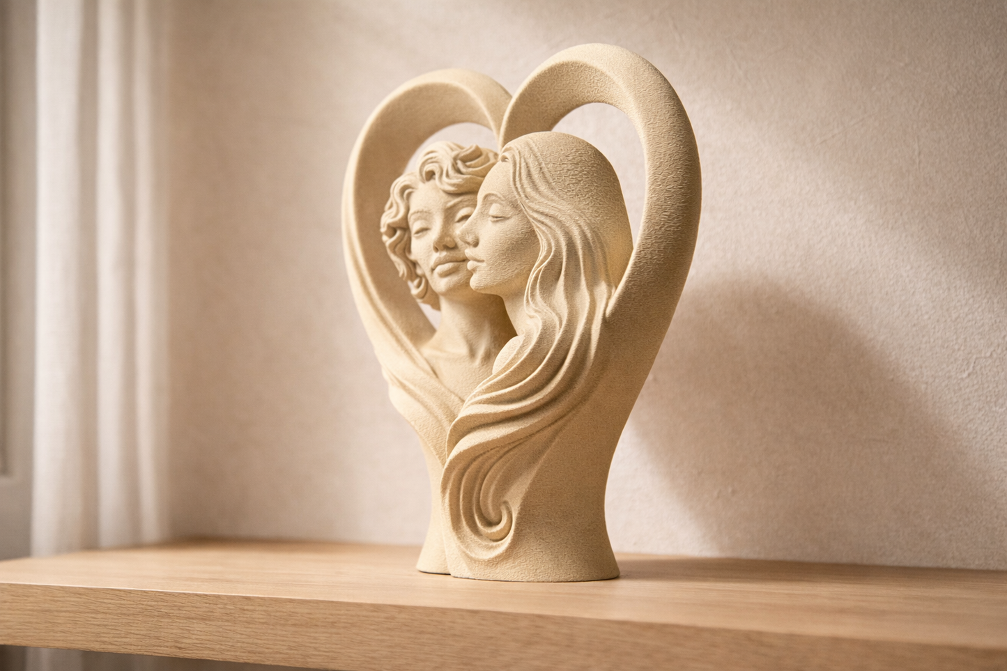 Two Souls One Heart Sculpture