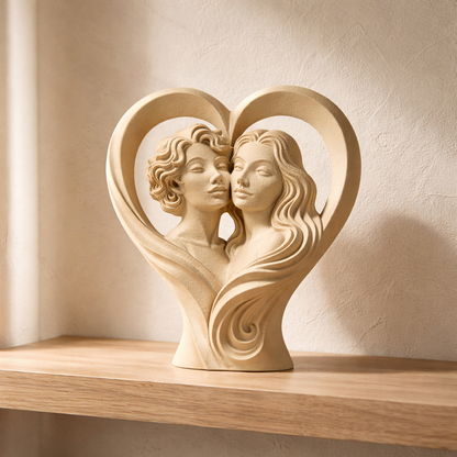 Two Souls One Heart Sculpture