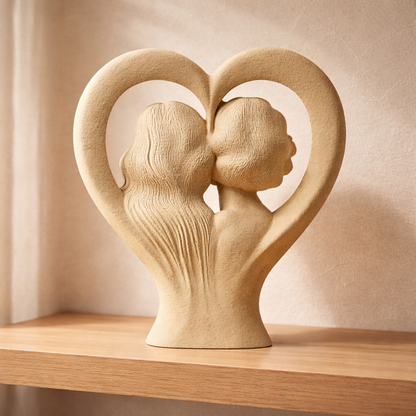 Two Souls One Heart Sculpture
